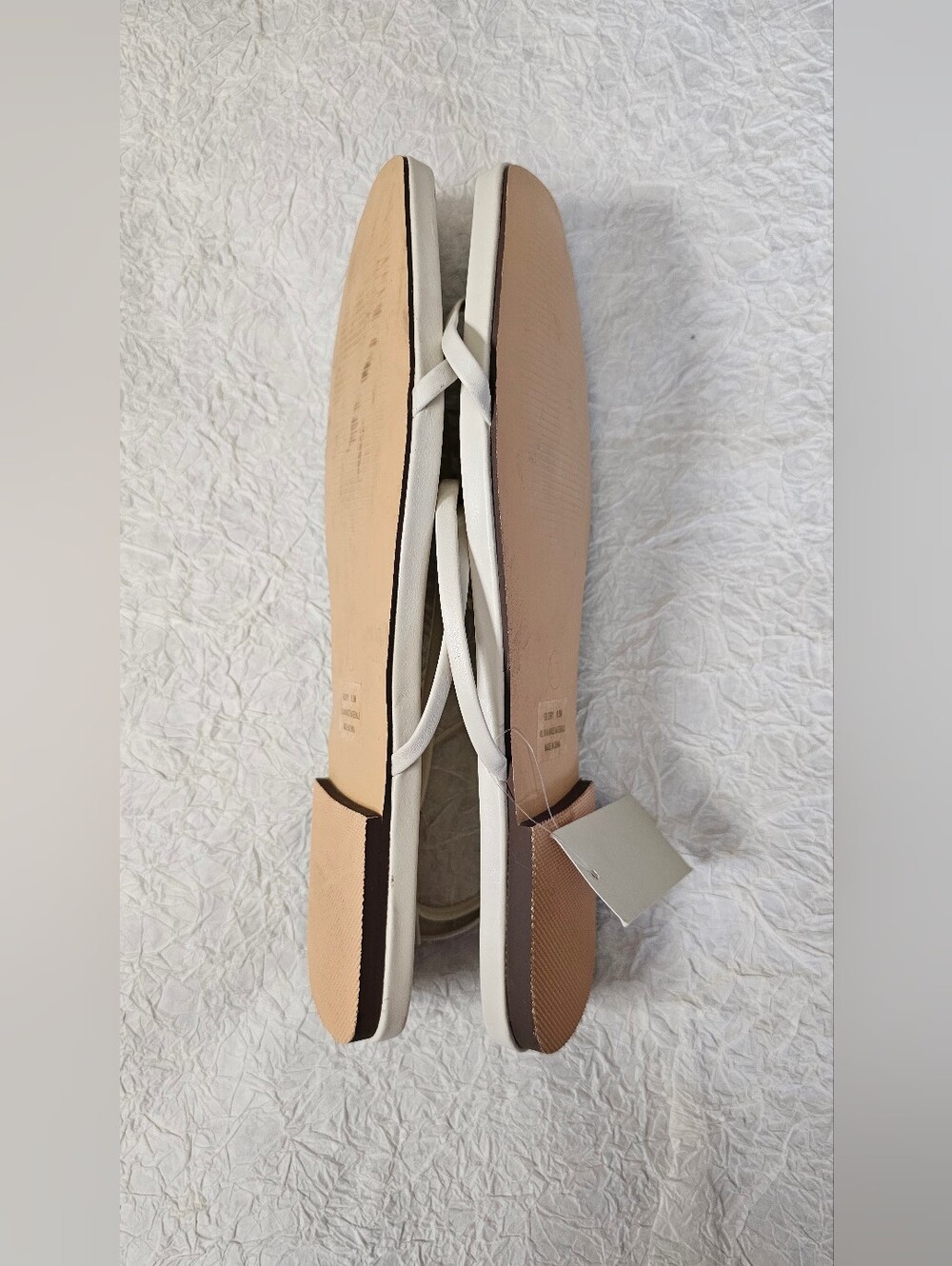 Joie Glory Womens White Minimlaist Square Toe T strap sandals New with tags - Picture 6 of 7